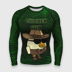 Рашгард мужской Chicken gun green, цвет: 3D-принт