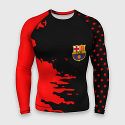 Рашгард мужской Barcelona краски спорт, цвет: 3D-принт