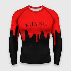 Рашгард мужской Quake краски текстура шутер, цвет: 3D-принт