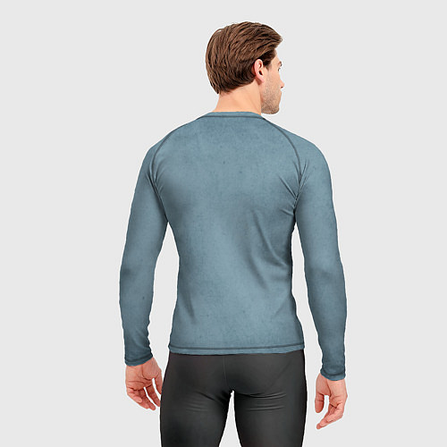 Мужской рашгард Бирюзовый флёр / 3D-принт – фото 4