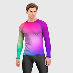 Рашгард мужской Colorful gradient, цвет: 3D-принт — фото 2