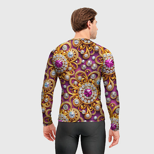 Мужской рашгард Ювелирный паттерн / 3D-принт – фото 4