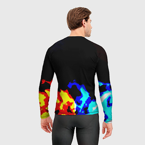 Мужской рашгард Horizon zero dawn огненный стиль / 3D-принт – фото 4