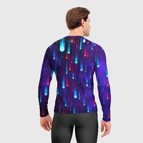 Мужской рашгард Сова модница на стиле / 3D-принт – фото 4