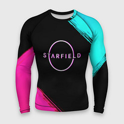 Рашгард мужской Starfield neon, цвет: 3D-принт