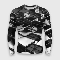 Мужской рашгард Хромированная абстракция