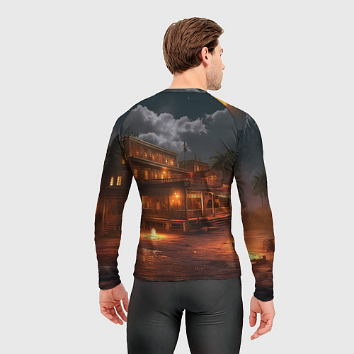 Мужской рашгард PUBG девушка в шлеме / 3D-принт – фото 4