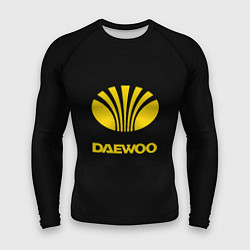 Рашгард мужской Daewoo logo yellow, цвет: 3D-принт