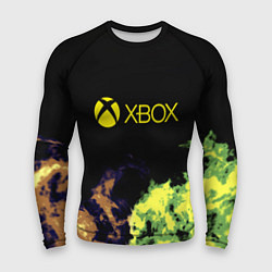 Рашгард мужской Xbox game flame, цвет: 3D-принт