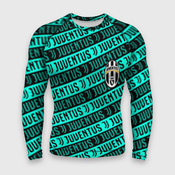 Рашгард мужской Juventus pattern logo steel, цвет: 3D-принт