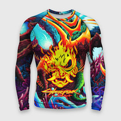 Рашгард мужской Cyberpunk hyperbeast steel, цвет: 3D-принт