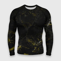 Мужской рашгард Потертая желтая текстура
