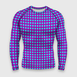 Мужской рашгард Паттерн кругов и ромбов