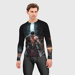 Рашгард мужской Мощный гладиатор, цвет: 3D-принт — фото 2