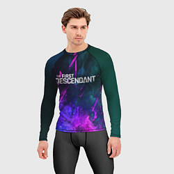 Рашгард мужской Texture - The First Descendant, цвет: 3D-принт — фото 2