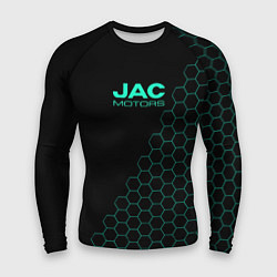 Рашгард мужской Jac motors чёрный мозаика, цвет: 3D-принт