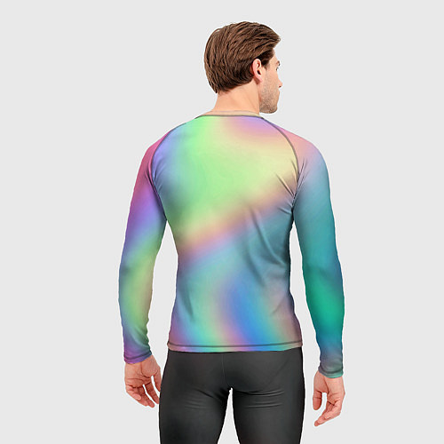 Мужской рашгард Бензиновый градиент / 3D-принт – фото 4