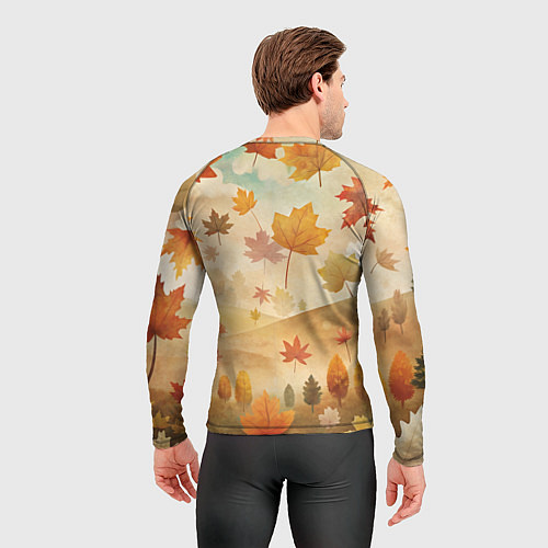 Мужской рашгард Кошечка школьница / 3D-принт – фото 4