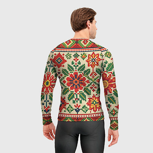 Мужской рашгард Славянский узор и орнамент / 3D-принт – фото 4