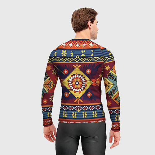 Мужской рашгард Стиль советского ковра узоры и орнамент / 3D-принт – фото 4