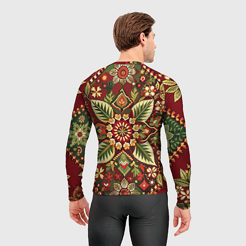 Мужской рашгард Стиль советского ковра узоры и орнамент / 3D-принт – фото 4