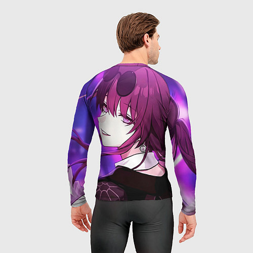Мужской рашгард Honkai Star Rail Kafka violet light / 3D-принт – фото 4