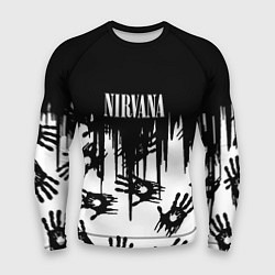 Рашгард мужской Nirvana rok hand, цвет: 3D-принт