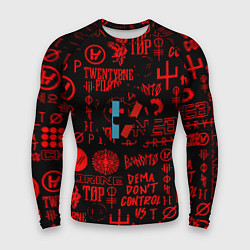 Рашгард мужской Twenty one pilots pattern rock steel, цвет: 3D-принт