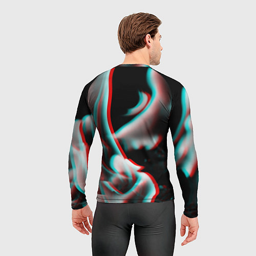 Мужской рашгард Tekken fire glitch / 3D-принт – фото 4