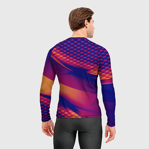 Мужской рашгард Chevrolet текстура / 3D-принт – фото 4