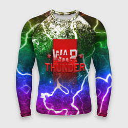 Рашгард мужской Wartunder неоновые брызги красок, цвет: 3D-принт