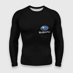 Рашгард мужской Subaru logo auto, цвет: 3D-принт