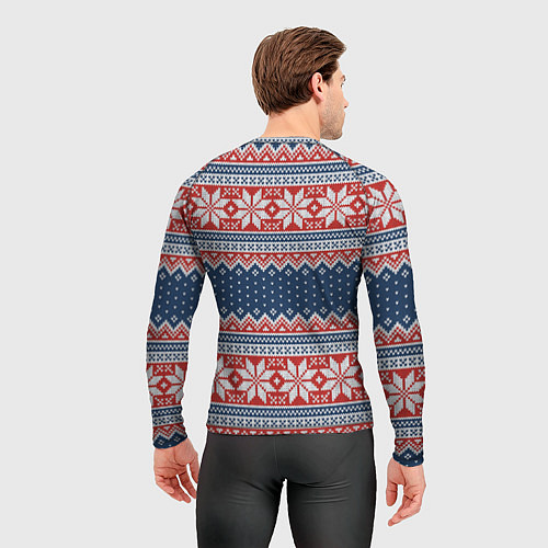 Мужской рашгард Knitted Pattern / 3D-принт – фото 4