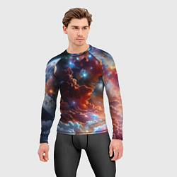 Рашгард мужской Космические звезды, цвет: 3D-принт — фото 2