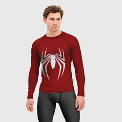 Рашгард мужской SpiderMan - logo, цвет: 3D-принт — фото 2