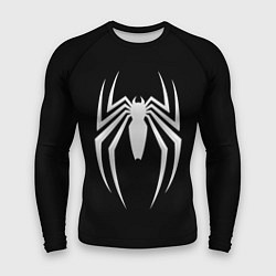 Рашгард мужской Black SpiderMan, цвет: 3D-принт