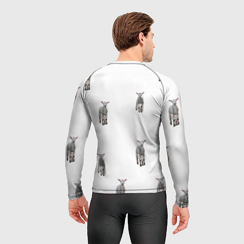 Мужской рашгард Ягнята овцы / 3D-принт – фото 4