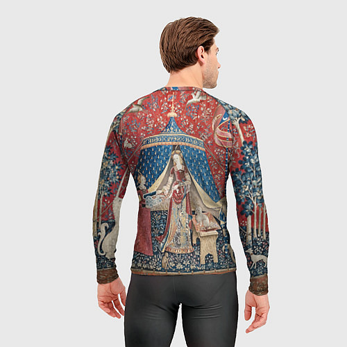 Мужской рашгард Гобелен из гостиной Гриффиндора / 3D-принт – фото 4