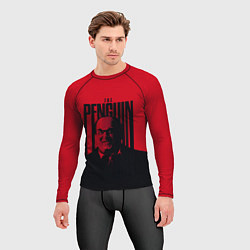 Рашгард мужской Освальд Кобб Пингвин, цвет: 3D-принт — фото 2
