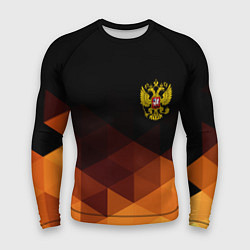 Мужской рашгард Герб России геометрия