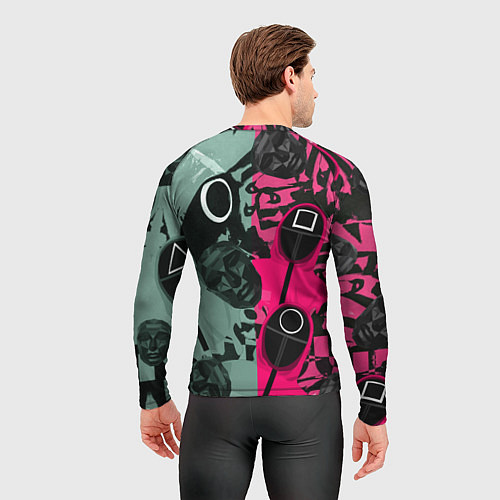 Мужской рашгард Маски из игры в кальмара / 3D-принт – фото 4