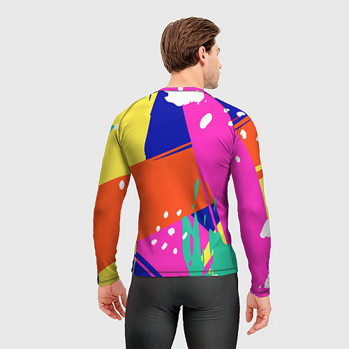 Мужской рашгард Rick-Venom and Morty - rock group / 3D-принт – фото 4