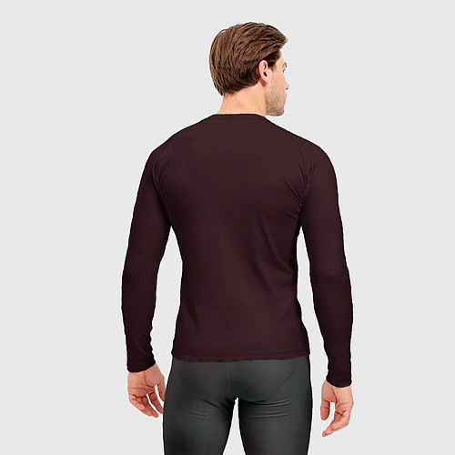 Мужской рашгард Бордовый / 3D-принт – фото 4