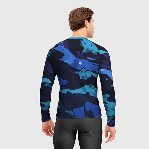 Мужской рашгард Камуфляж с гербом РФ / 3D-принт – фото 4