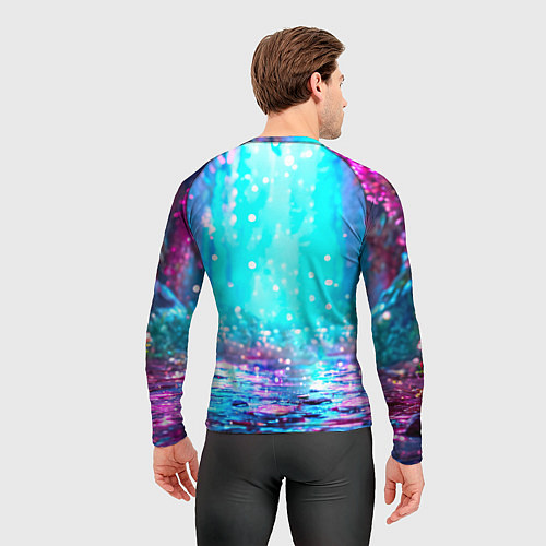 Мужской рашгард Зайчик в сказочном лесу / 3D-принт – фото 4