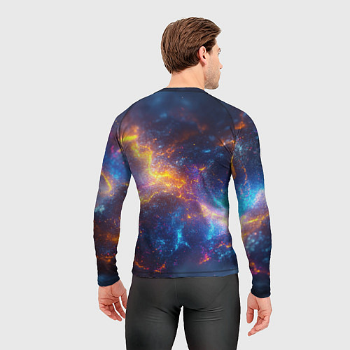 Мужской рашгард Космическая текстура фон / 3D-принт – фото 4