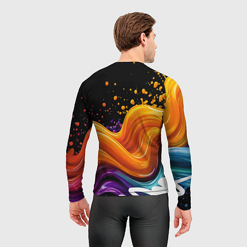 Мужской рашгард Жизнь не поле / 3D-принт – фото 4