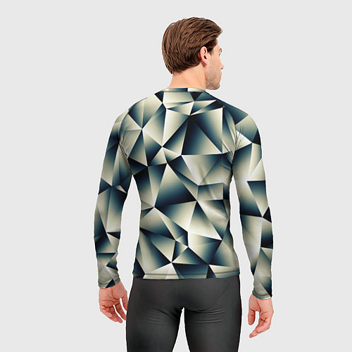 Мужской рашгард Осколки льда / 3D-принт – фото 4