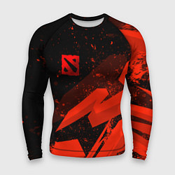 Рашгард мужской Dota 2 - красные брызги, цвет: 3D-принт