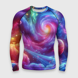 Мужской рашгард Neon space fantasy